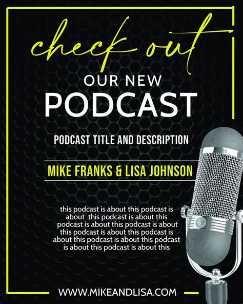 Podcast Flyer Template